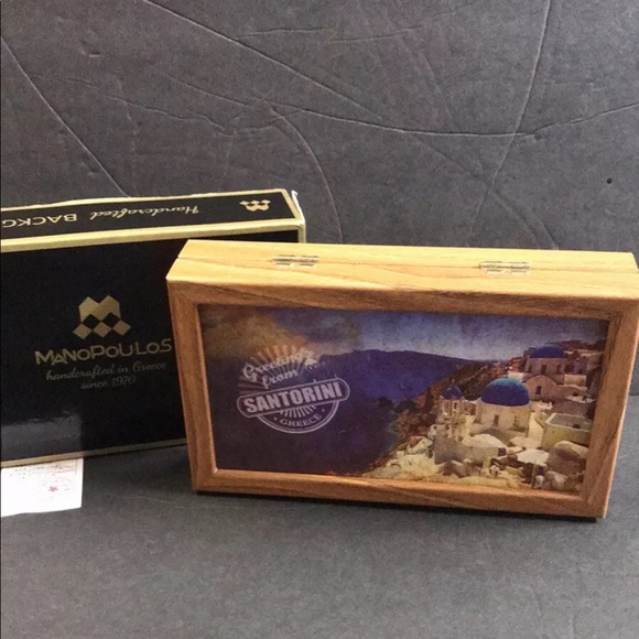 Manopoulos Backgammon,  Hand Made in Greece. - Picture 2 of 9